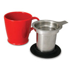 FORLIFE Brew-in-Mug Extra-fine Tea Infuser with Lid